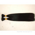 Cheap Price 100% Human Hair Quality Bulk Hair Extension Silky Straight Bulk 20" Black Color